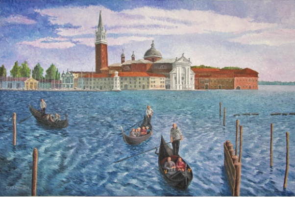 Venedig 3, Öl auf Leinwand 150 x 100 cm